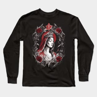 Mary On A Cross Long Sleeve T-Shirt